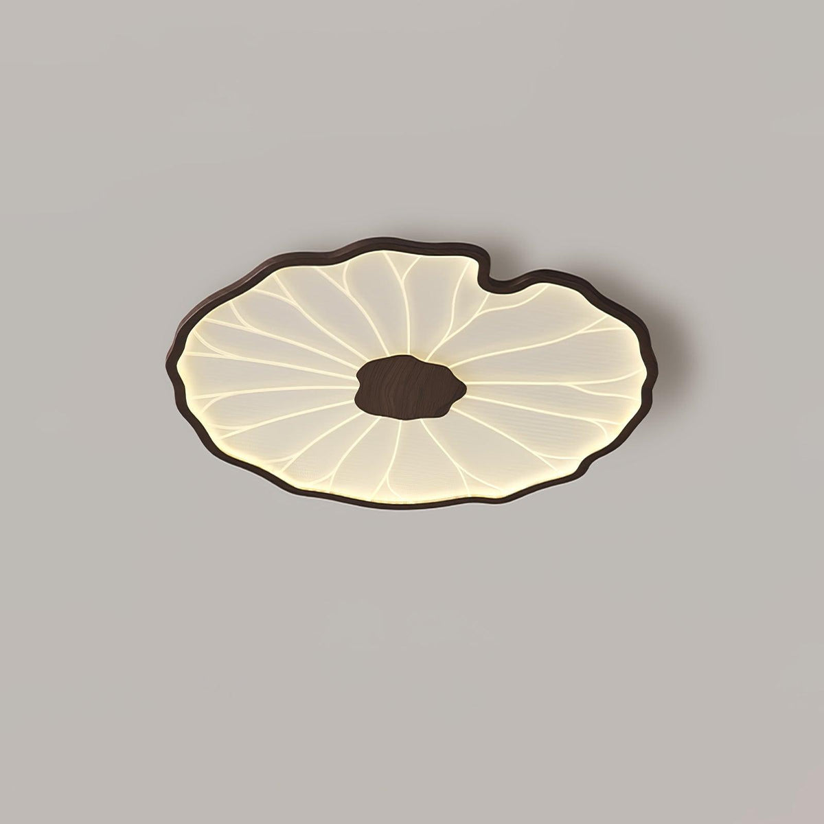 Natural Wood Round Ceiling Light Fixtures