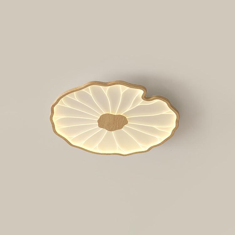 Natural Wood Round Ceiling Light Fixtures