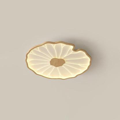 Natural Wood Round Ceiling Light Fixtures