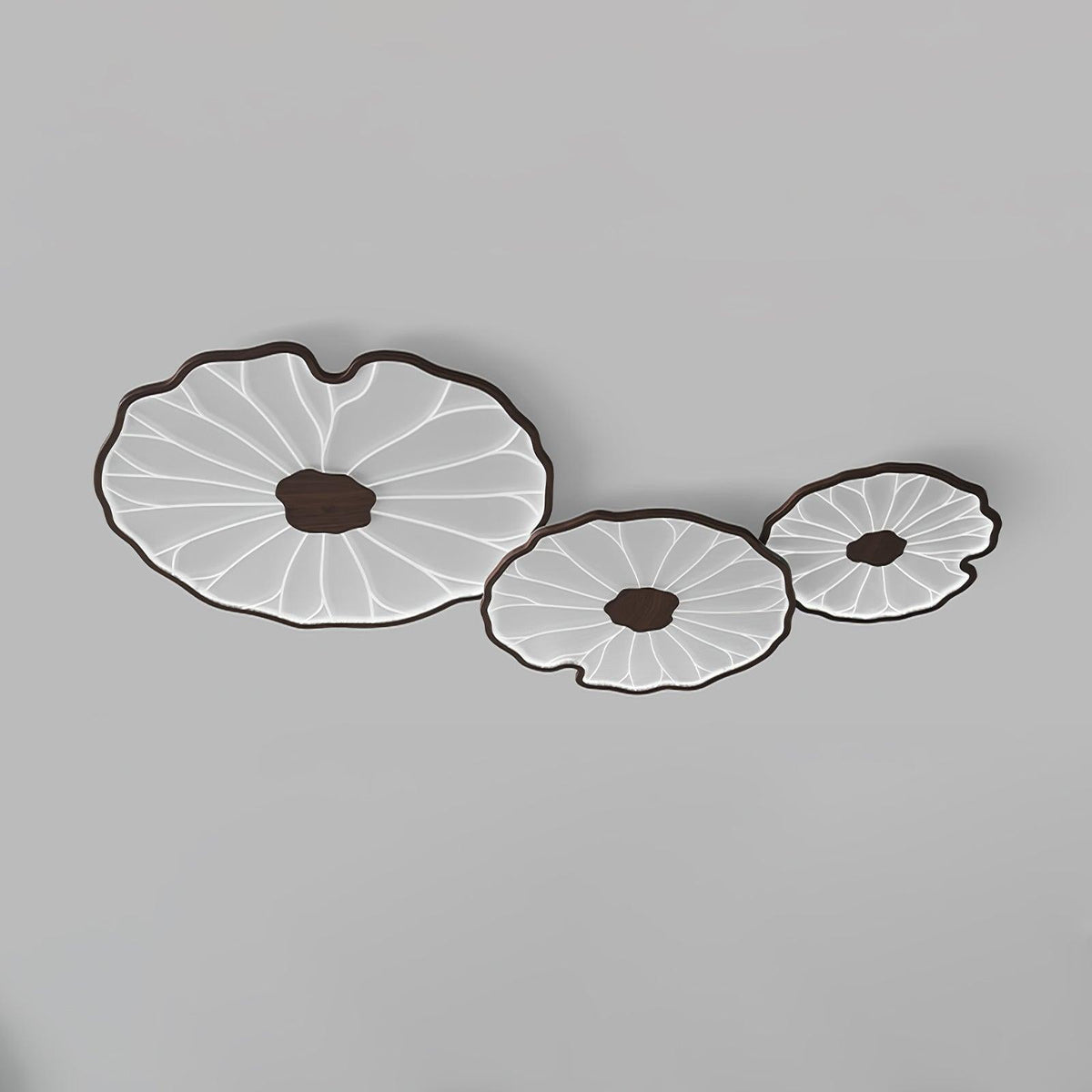 Natural Wood Round Ceiling Light Fixtures