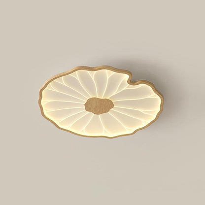 Natural Wood Round Ceiling Light Fixtures