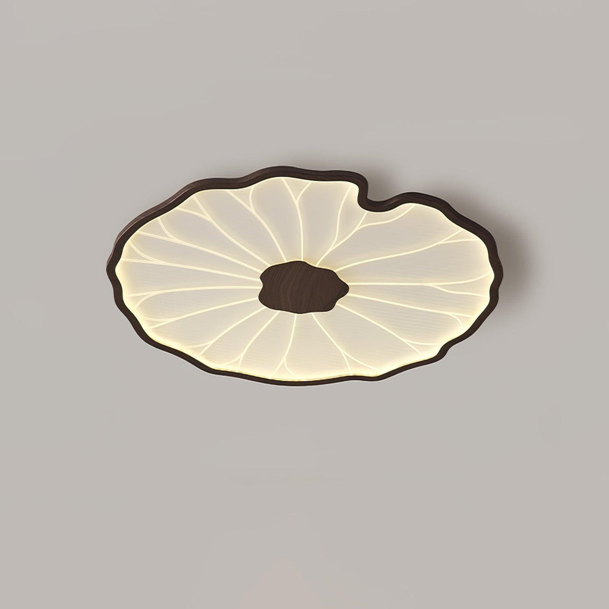 Natural Wood Round Ceiling Light Fixtures