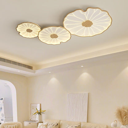 Natural Wood Round Ceiling Light Fixtures - Cofik