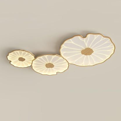 Natural Wood Round Ceiling Light Fixtures