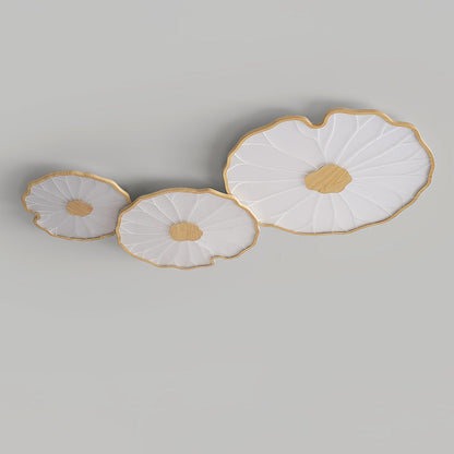 Natural Wood Round Ceiling Light Fixtures