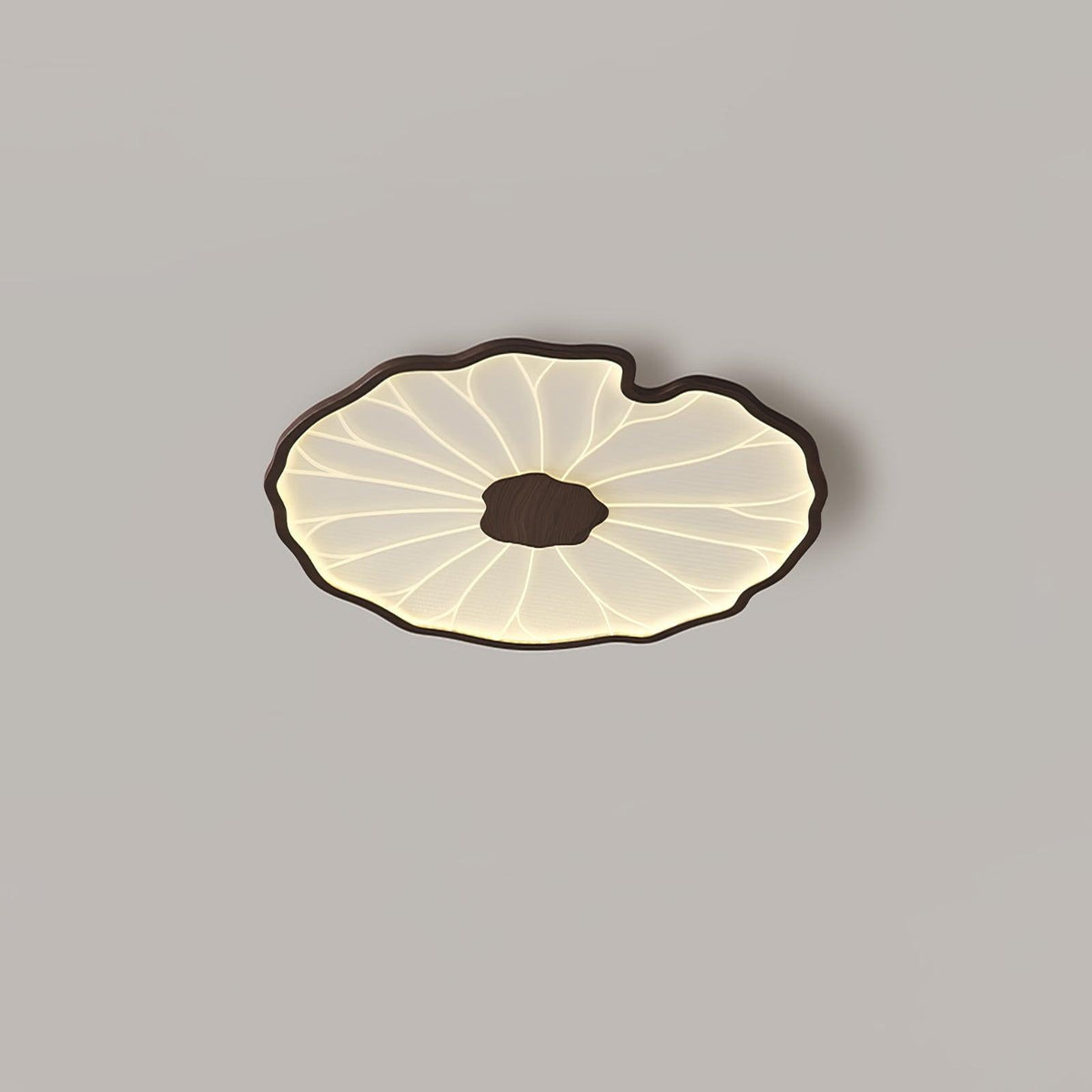 Natural Wood Round Ceiling Light Fixtures