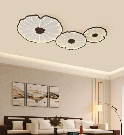 Natural Wood Round Ceiling Light Fixtures