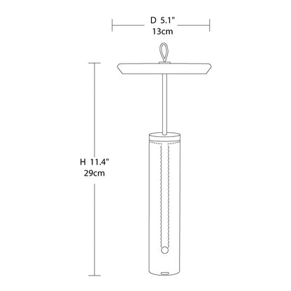 Compact Travel Table Light 5.1″