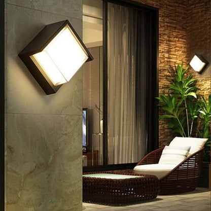 Stylish Outdoor LED Wall Lamp with Motion Detector