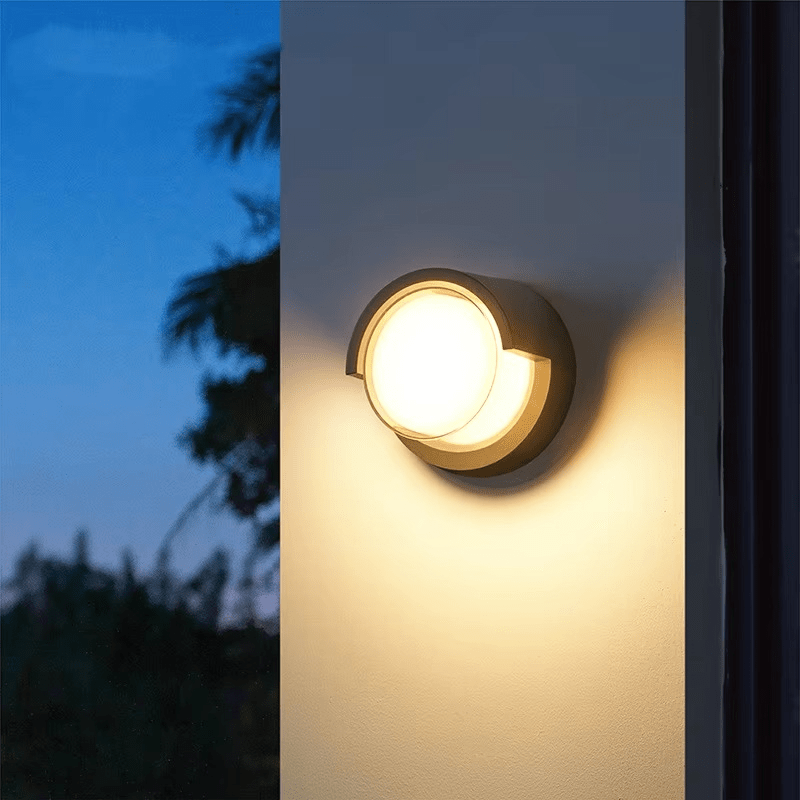 Stylish Outdoor LED Wall Lamp with Motion Detector