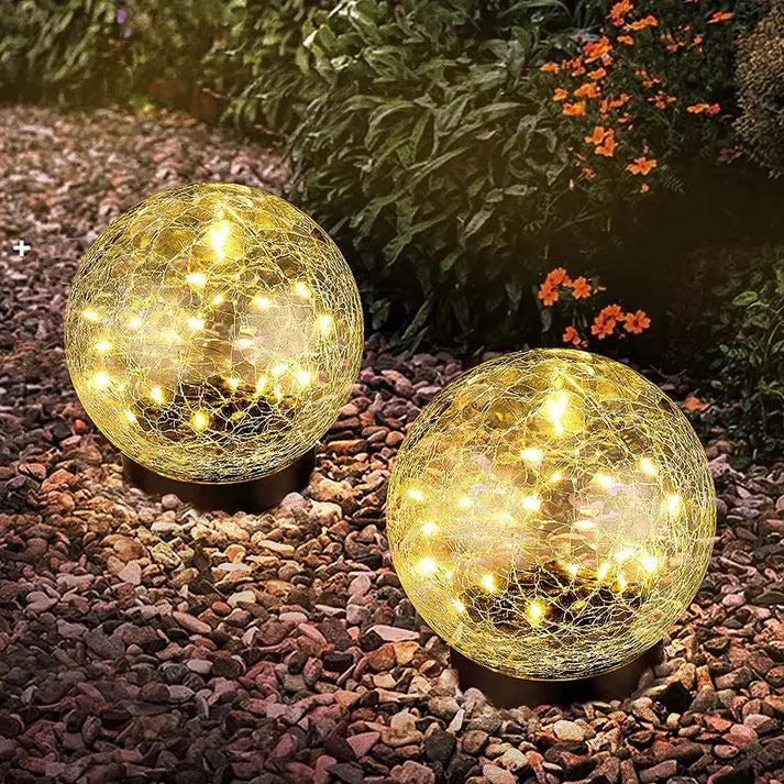 Solar Powered Garden Ball Light Modern Style