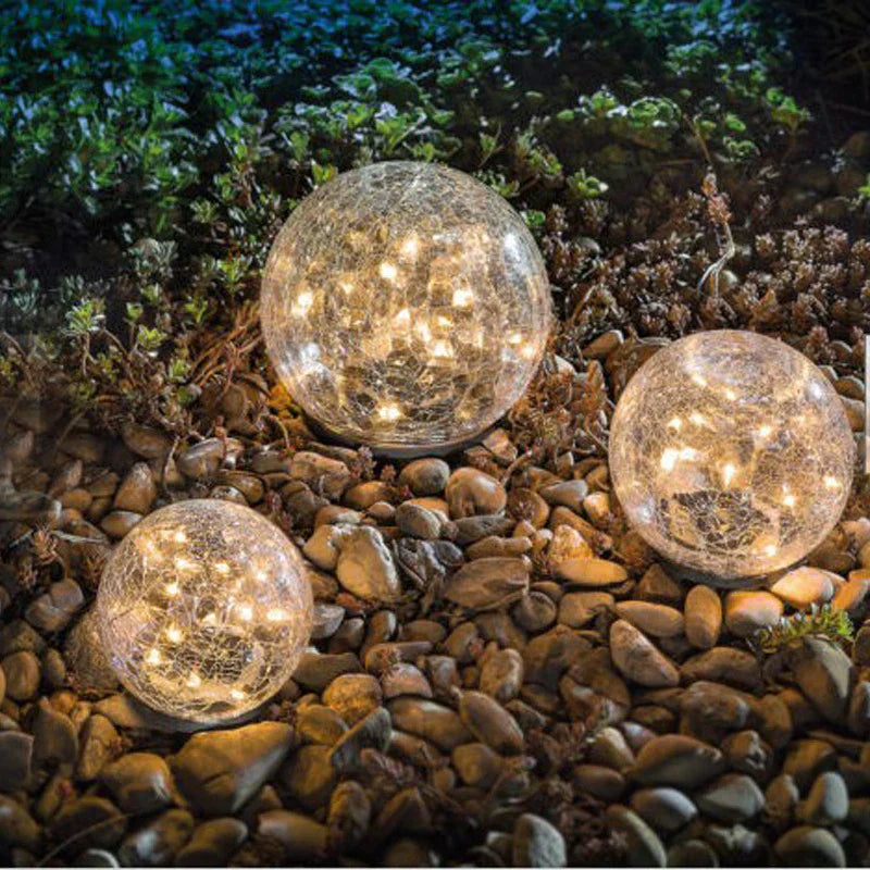 Solar Powered Garden Ball Light Modern Style