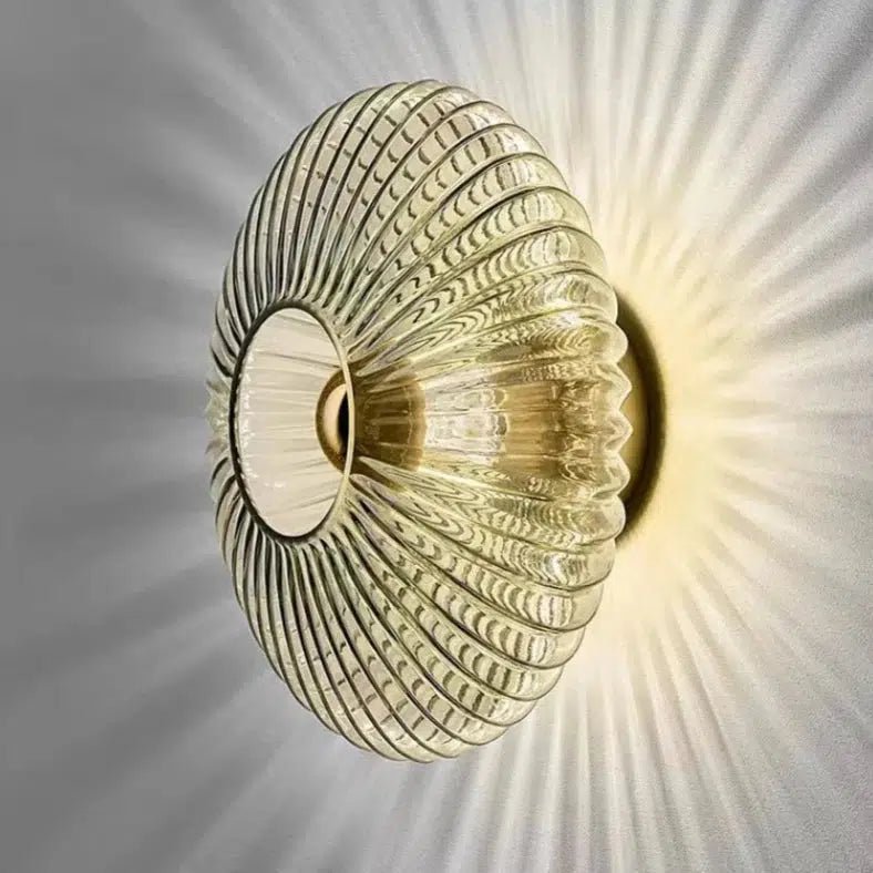 Modern Glass Metal Wall Lamp Fixture