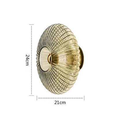 Modern Glass Metal Wall Lamp Fixture