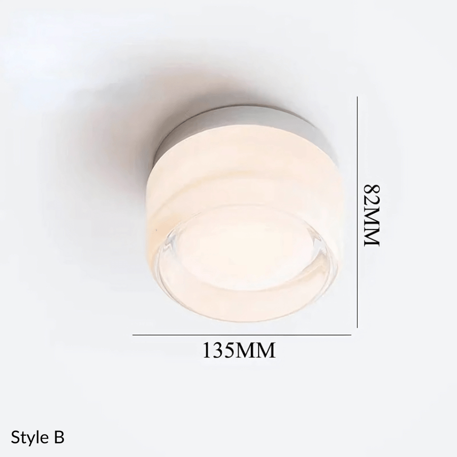 Contemporary Metal Glass Wall Lamp Fixture - Cofik