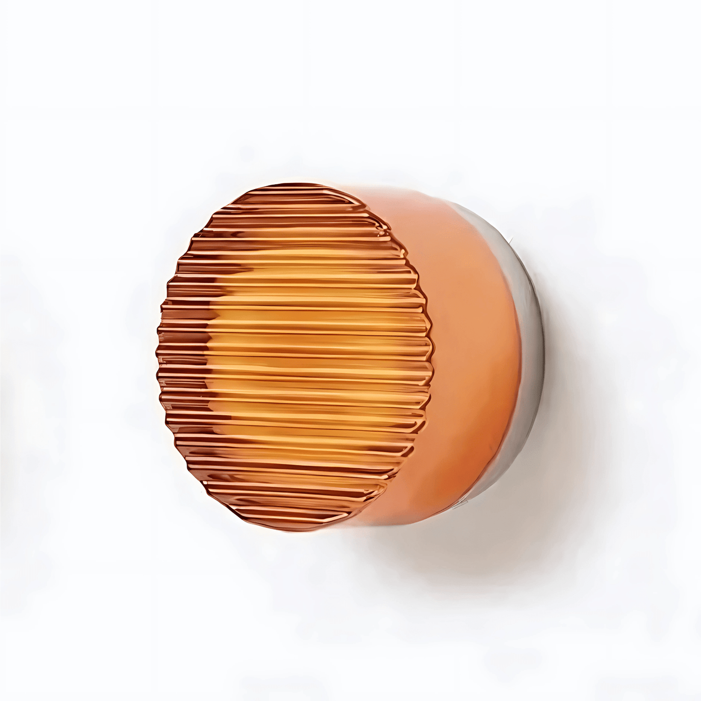 Contemporary Metal Glass Wall Lamp Fixture