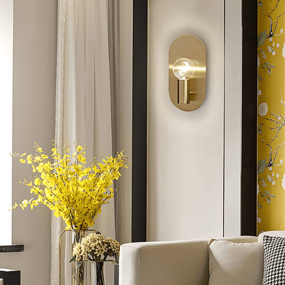 Simple Modern Oval Wall Lamp