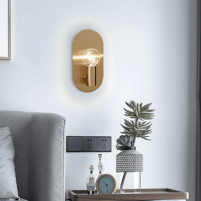 Simple Modern Oval Wall Lamp