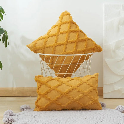 Luxurious Velvet Pillow Covers - Plush Geometric Home Decor