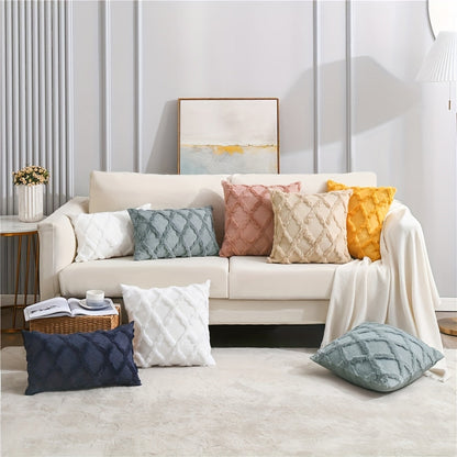 Luxurious Velvet Pillow Covers - Plush Geometric Home Decor