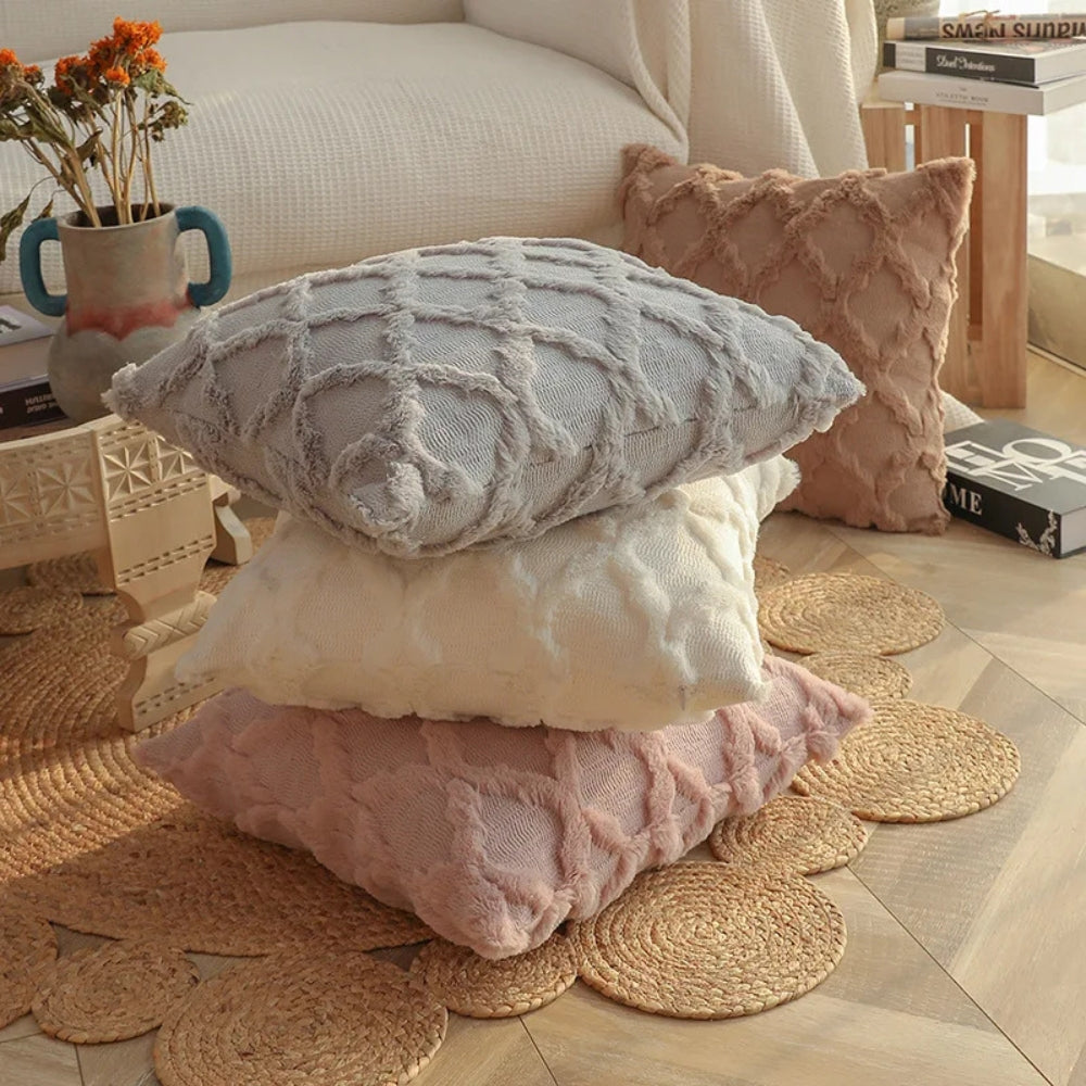 Luxurious Velvet Pillow Covers - Plush Geometric Home Decor