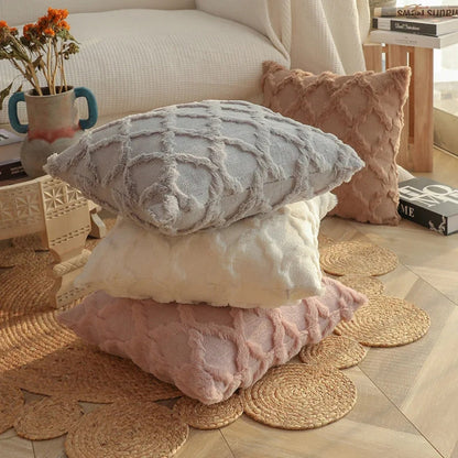 Luxurious Velvet Pillow Covers - Plush Geometric Home Decor