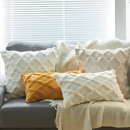 Luxurious Velvet Pillow Covers - Plush Geometric Home Decor