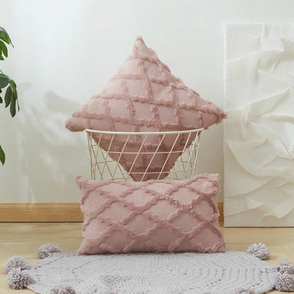 Luxurious Velvet Pillow Covers - Plush Geometric Home Decor