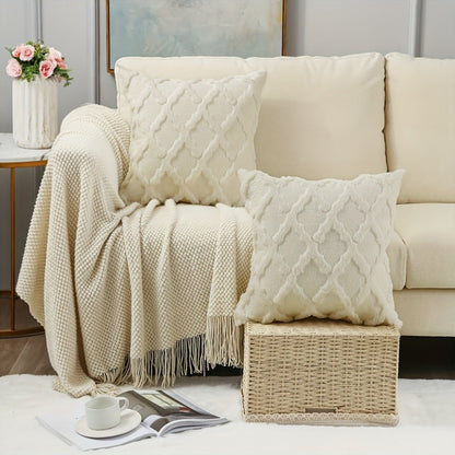 Luxurious Velvet Pillow Covers - Plush Geometric Home Decor