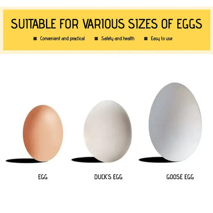 Easy Egg Cracker Stainless Steel Kitchen Tool