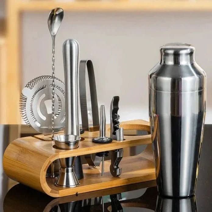 Premium 10pc Bar Cocktail Set Stainless Steel