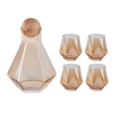 Elegant Crystal Jug and Glassware Set