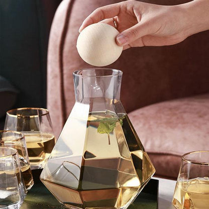 Elegant Crystal Jug and Glassware Set