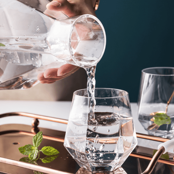 Elegant Crystal Jug and Glassware Set