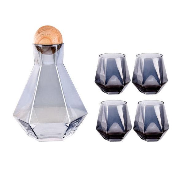 Elegant Crystal Jug and Glassware Set