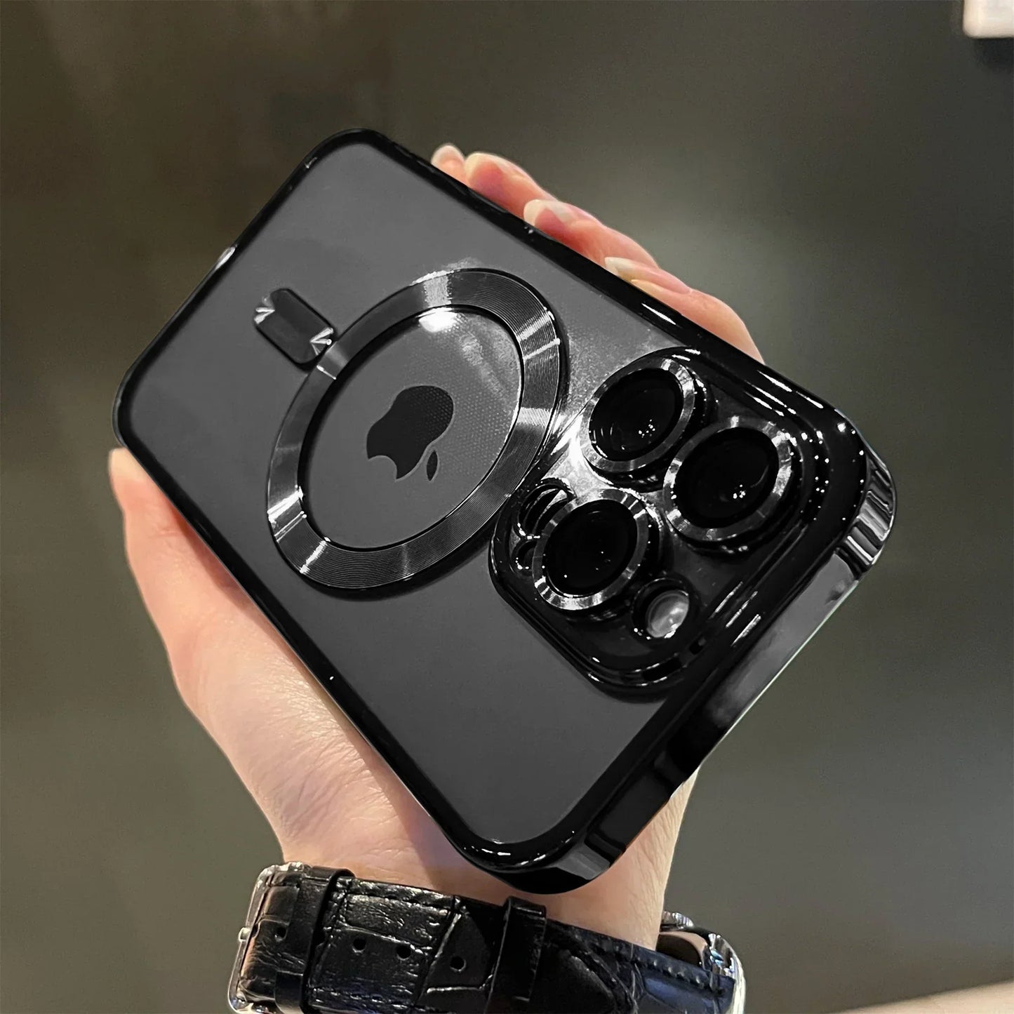 Transparent Slim Magnetic iPhone Phone Case