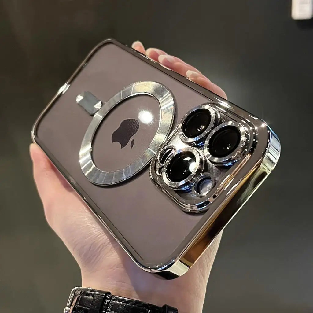Transparent Slim Magnetic iPhone Phone Case