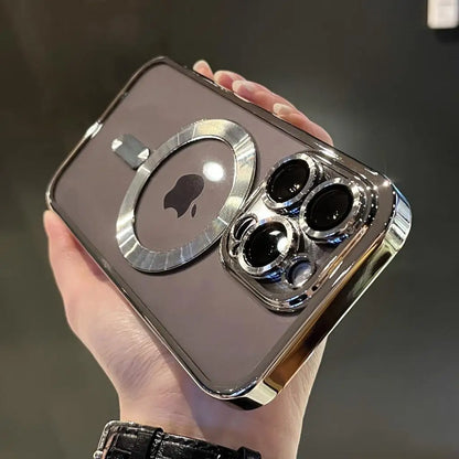 Transparent Slim Magnetic iPhone Phone Case