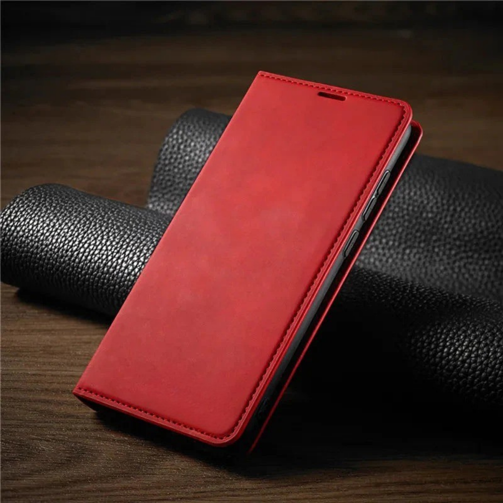 Premium Leather Phone Flip Cover Case