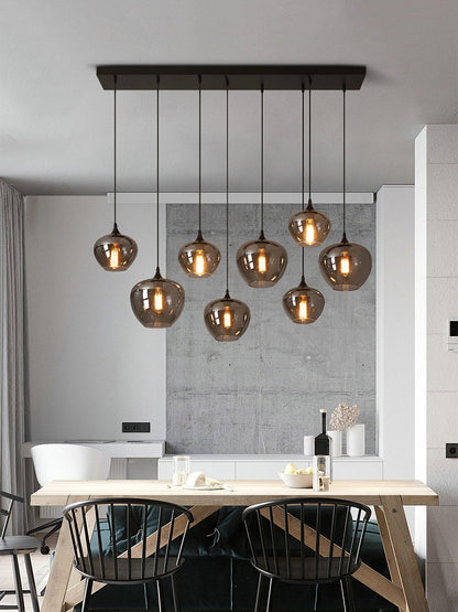 Elegant Glass Pendant Ceiling Light Fixture