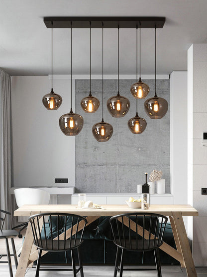 Elegant Glass Pendant Ceiling Light Fixture