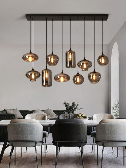 Elegant Glass Pendant Ceiling Light Fixture