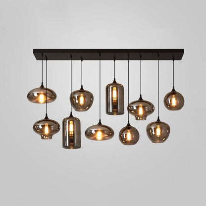 Elegant Glass Pendant Ceiling Light Fixture