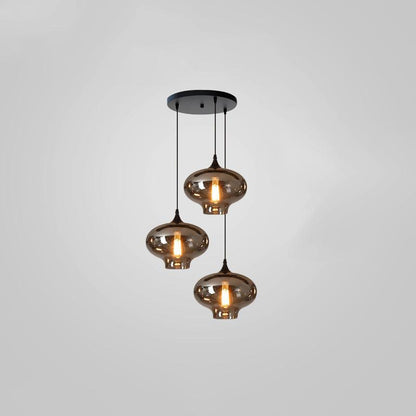 Elegant Glass Pendant Ceiling Light Fixture