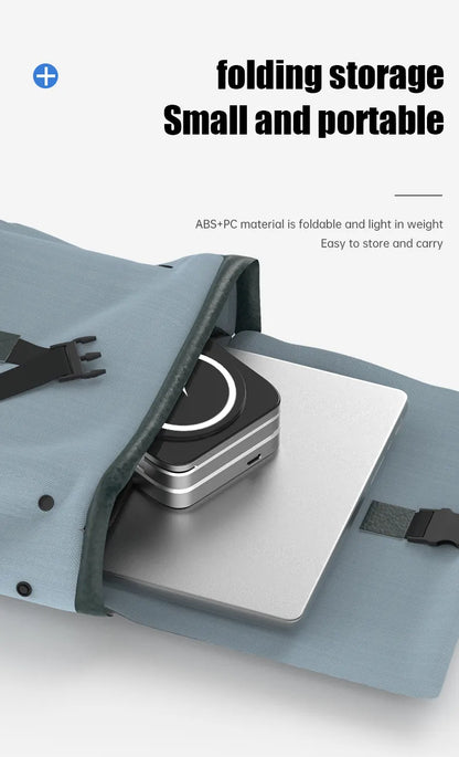 Compact 3-in-1 Portable Charging Dock