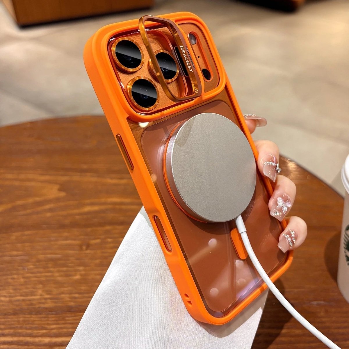 Clear MagSafe Phone Case with Durable Frame