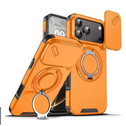 Tough iPhone 17 Case with Magnetic Phone Ring