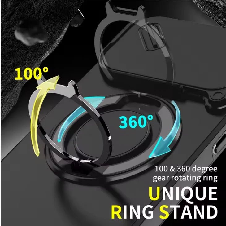 Tough iPhone 17 Case with Magnetic Phone Ring