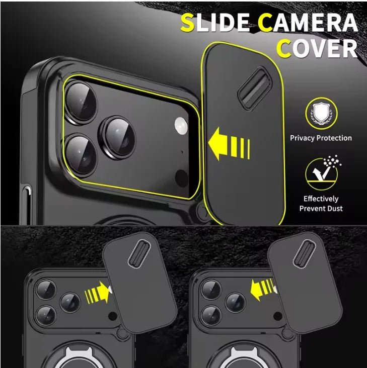 Tough iPhone 17 Case with Magnetic Phone Ring