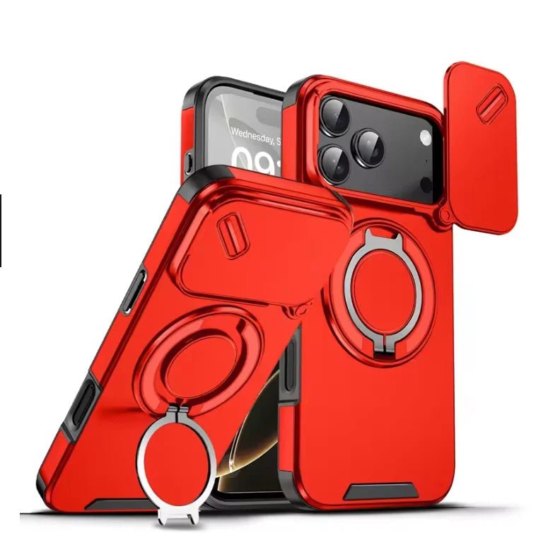 Tough iPhone 17 Case with Magnetic Phone Ring